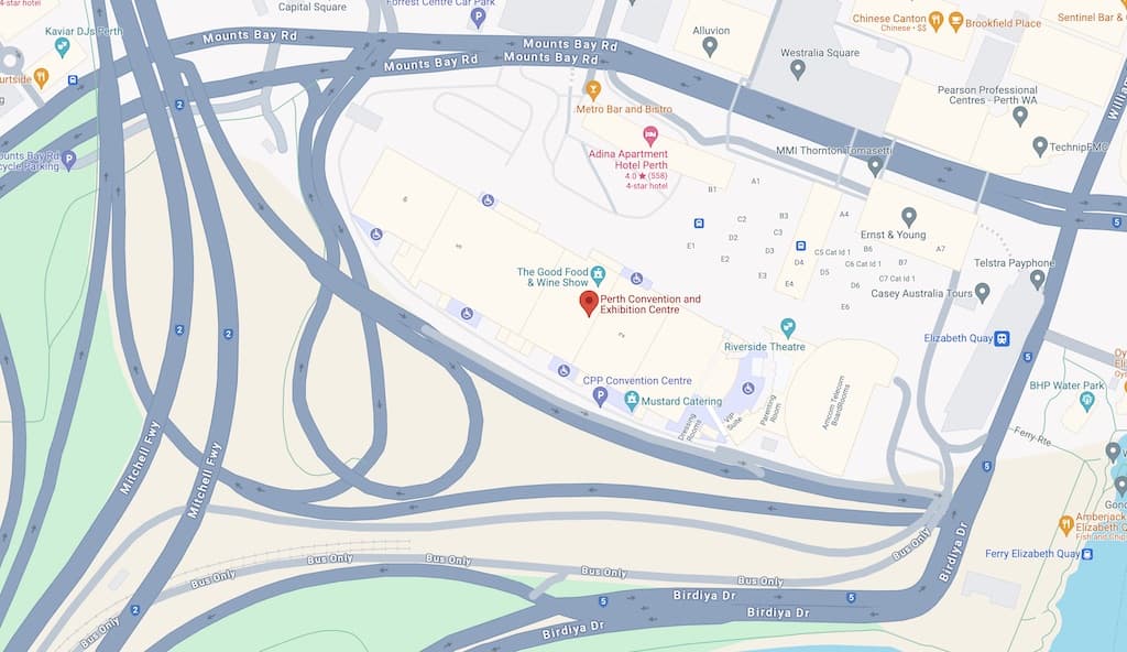 Sxpo | Brisbane Exhibition Building map